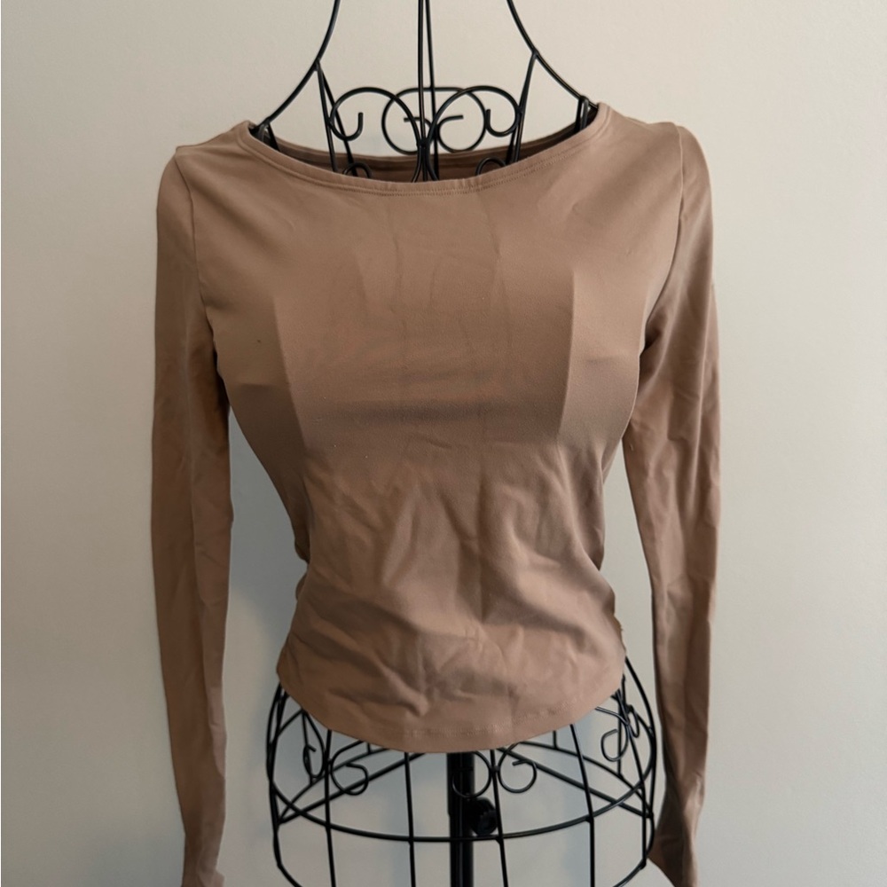 Abercrombie & Fitch Brown Long Sleeve Top